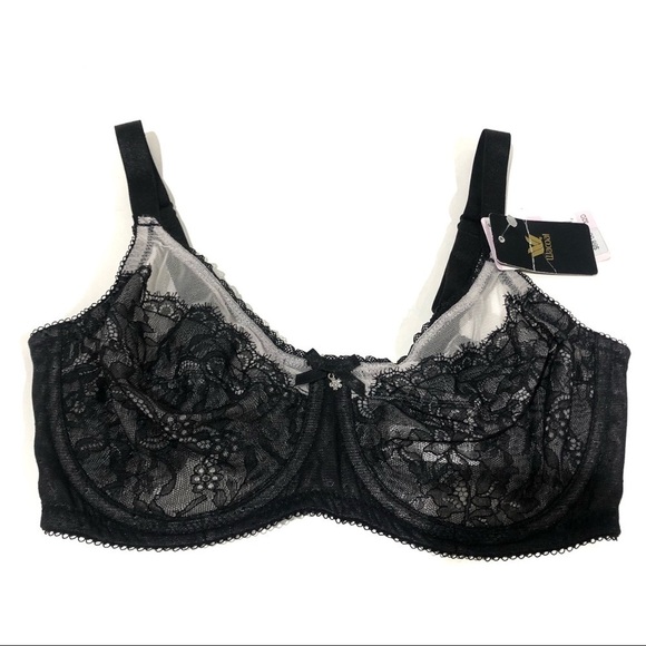 Wacoal Retro Chic Full Figure Underwire Lace Bra Size 32D - Picture 1 of 7